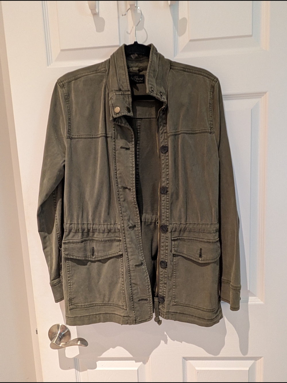Women's Olive Green Utility Jacket - Brand: blank